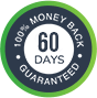 100% 60 Days Money Back Guaranteed